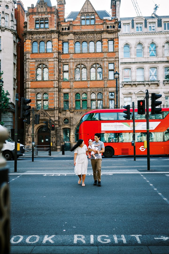  Baby and Family Vacation Photoshoot around London landmarks 