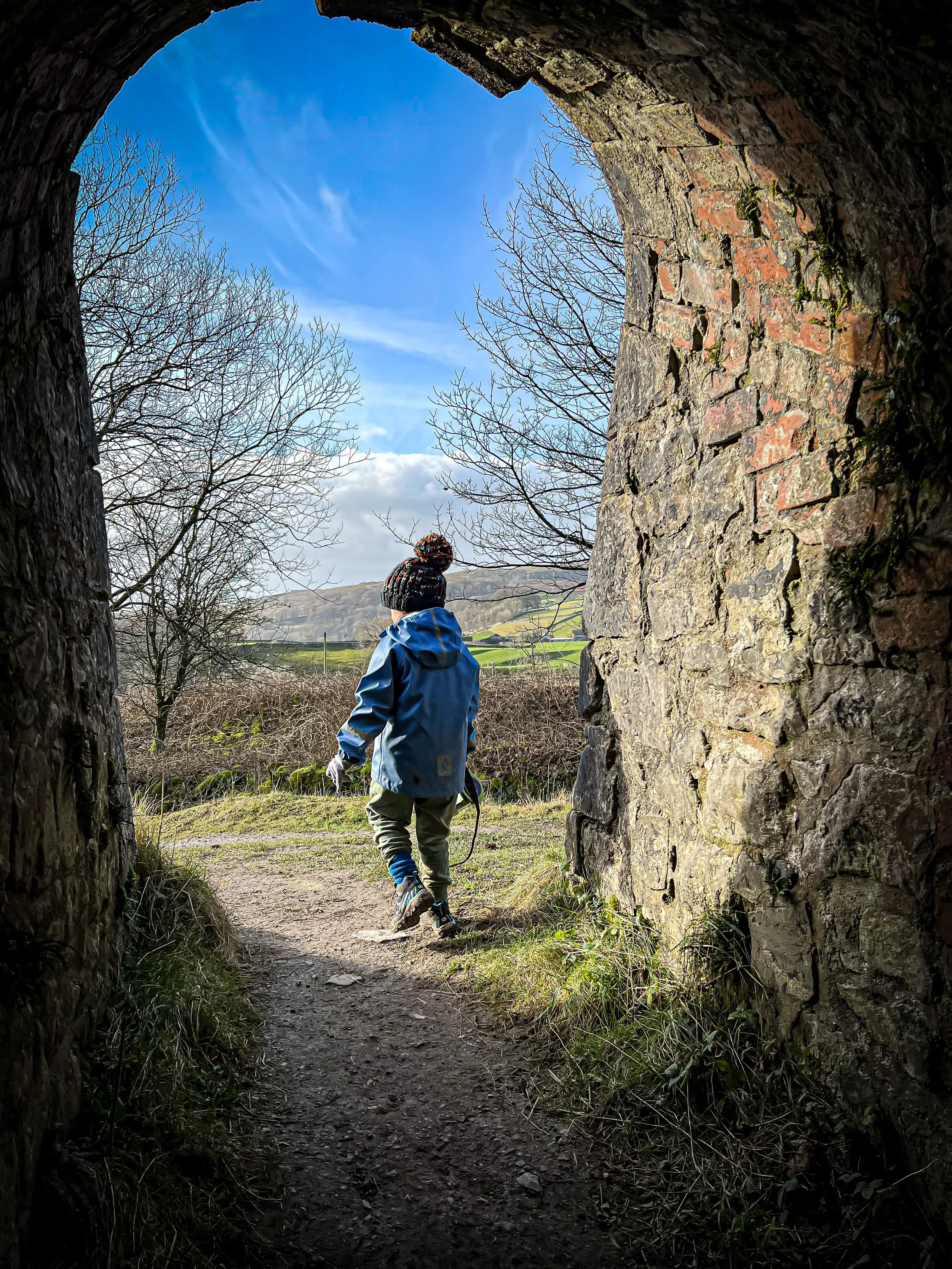 Walking out of the Hoffman Kiln