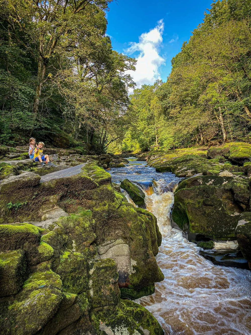 Strid Cave System The Reluctant Explorers: Yorkshire Walking With Kids — Bolton Abbey The ...