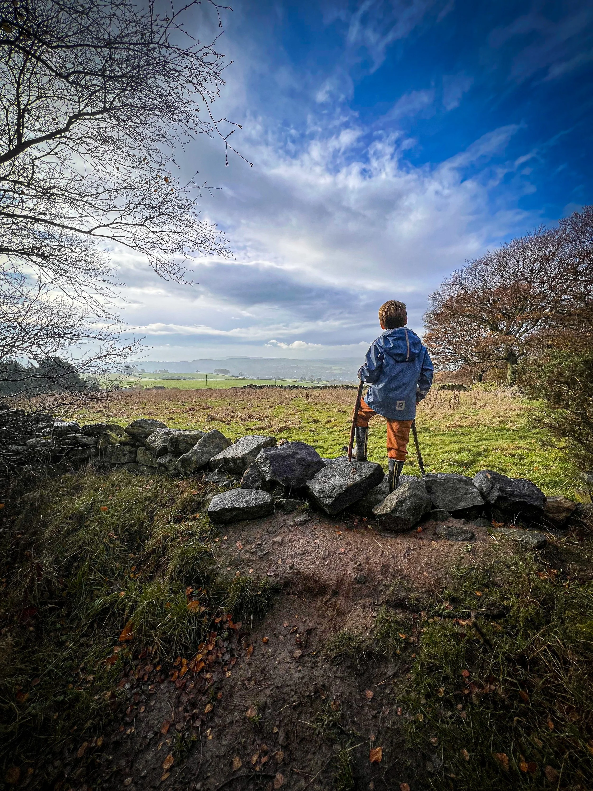 The Otley chevin views across the valley