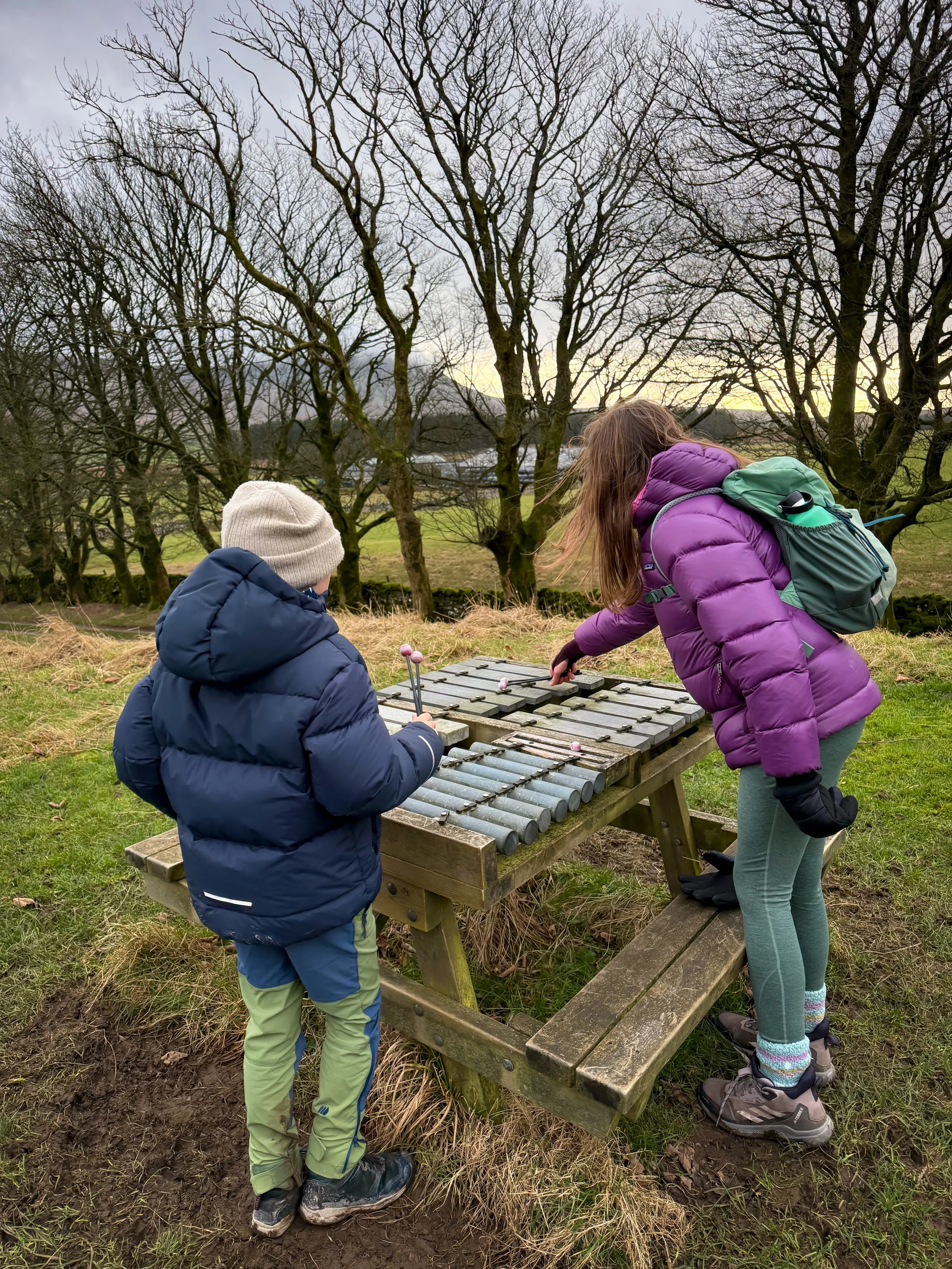 The musical bench at Broadrake
