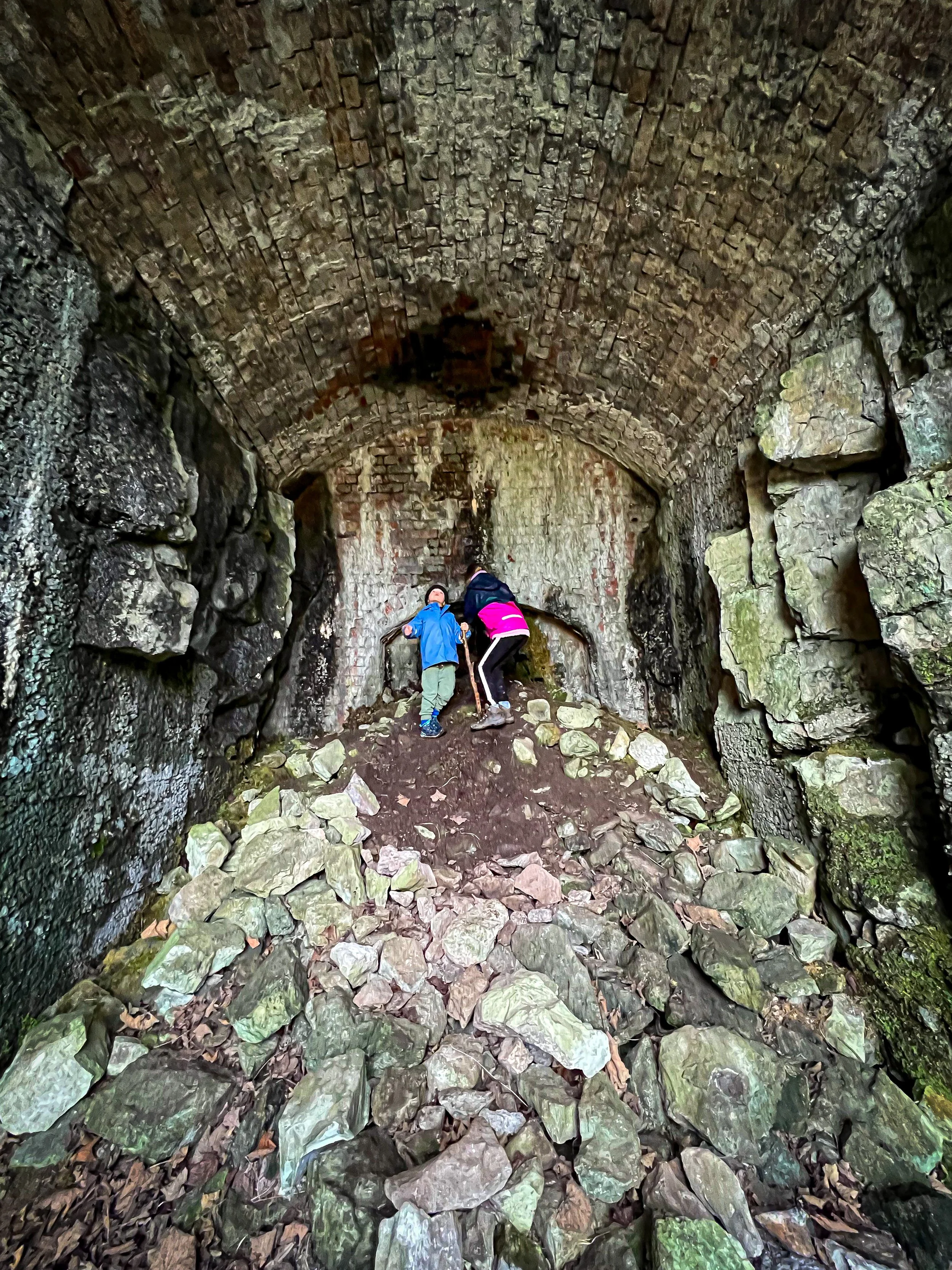 One of the abandoned kilns at the Craven Lime Trail