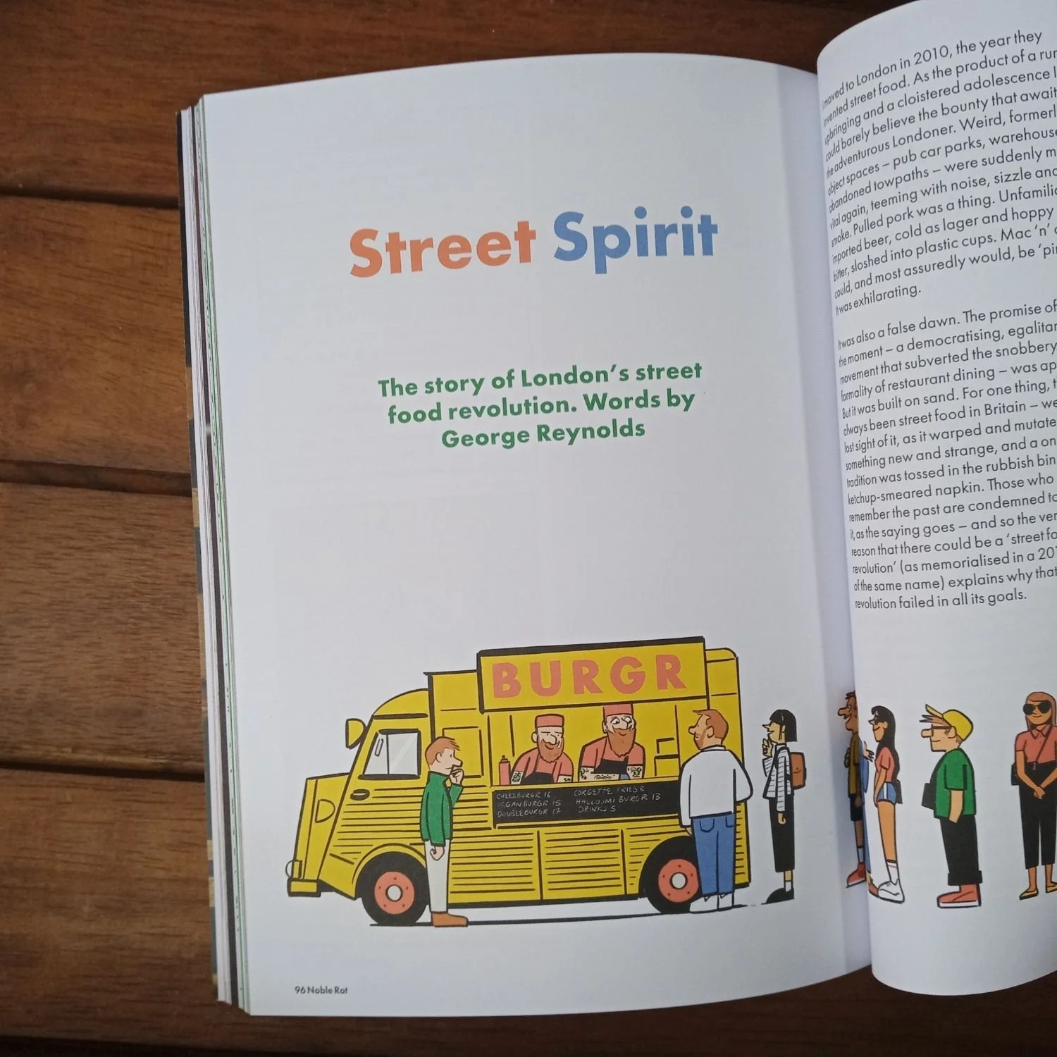 magazine page