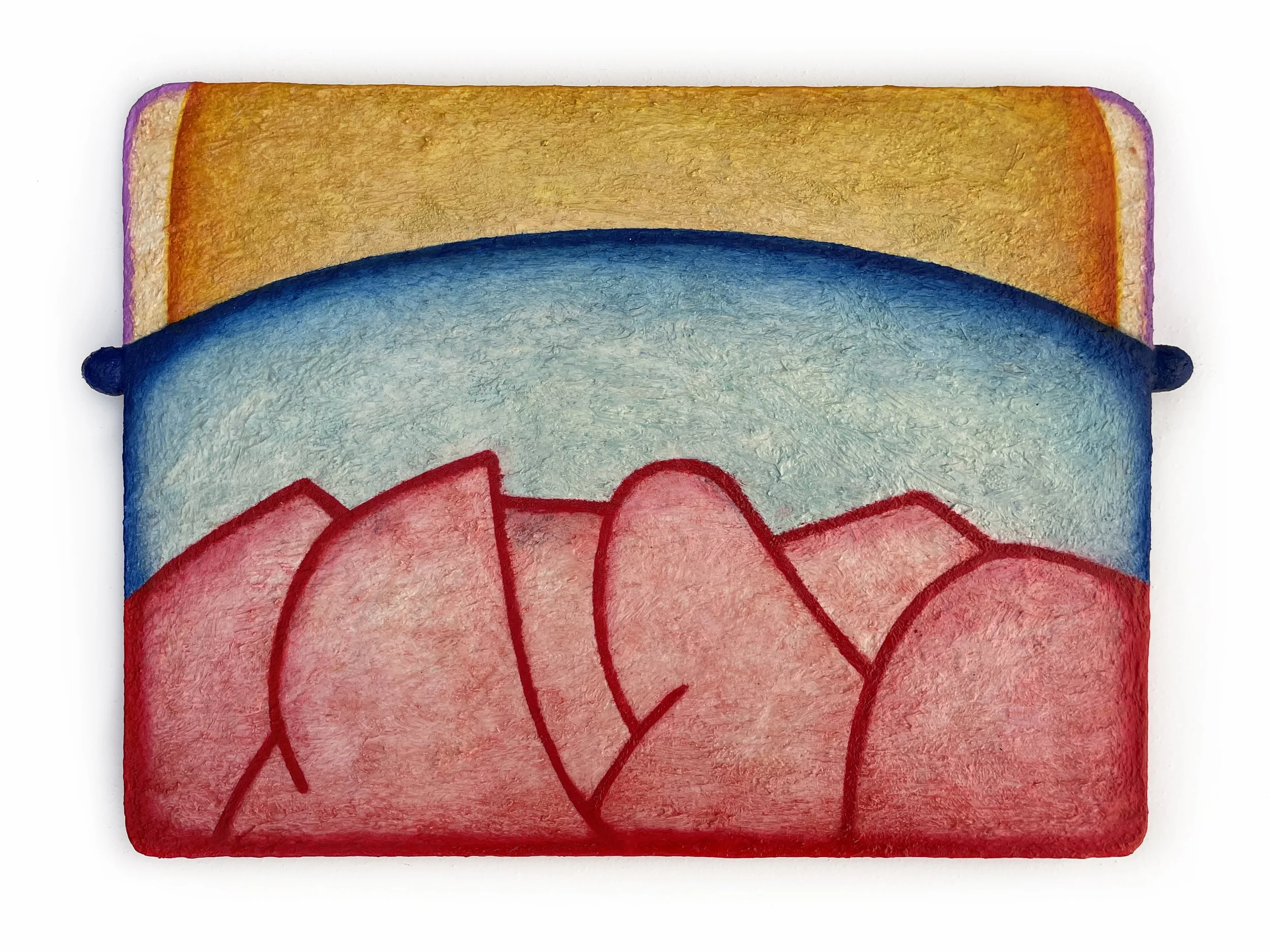 Lost...at Last, oil on panel, 23 x 33 cm, 2025