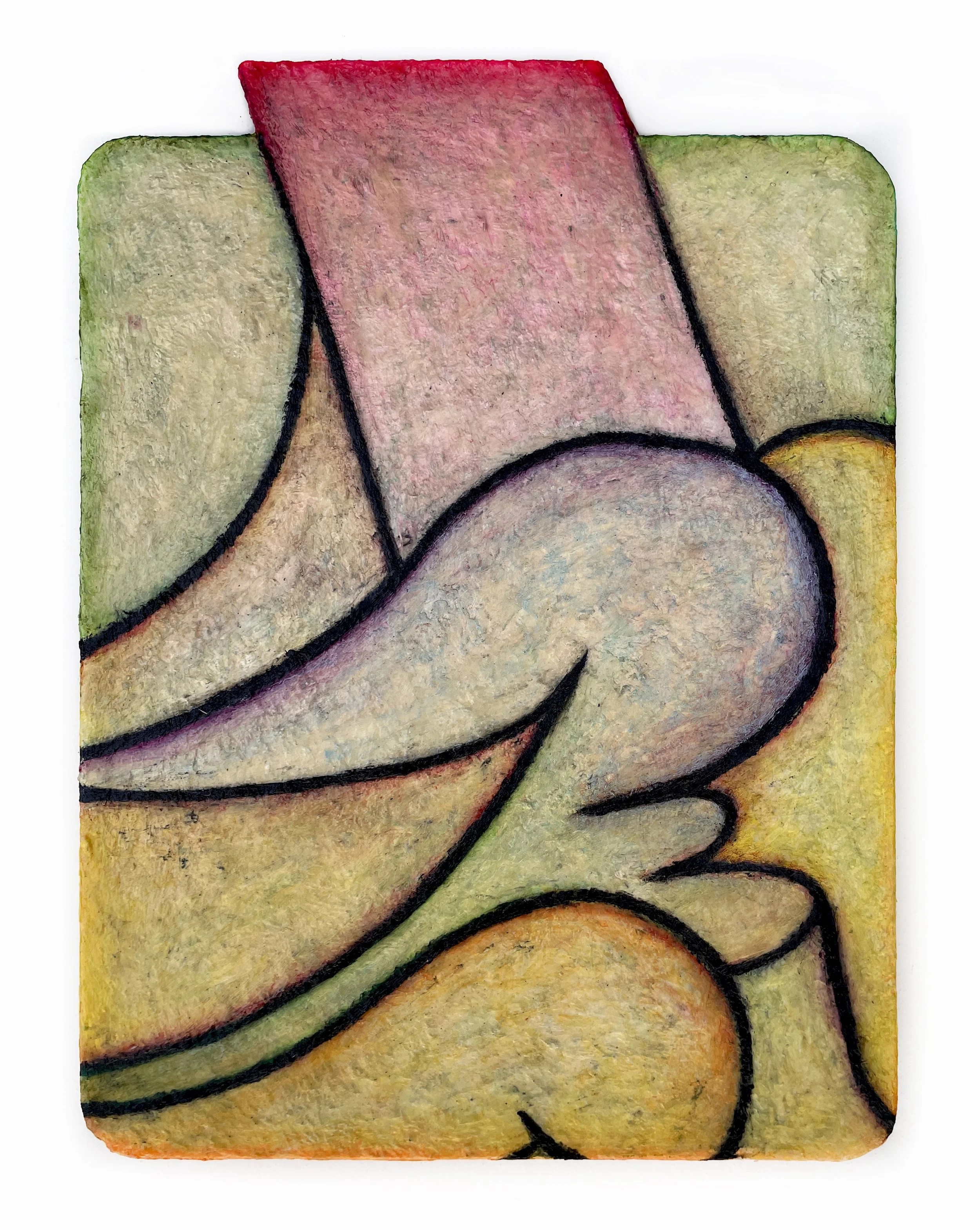 Spring into Summer, oil on panel, 27 x 20.5 cm, 2025