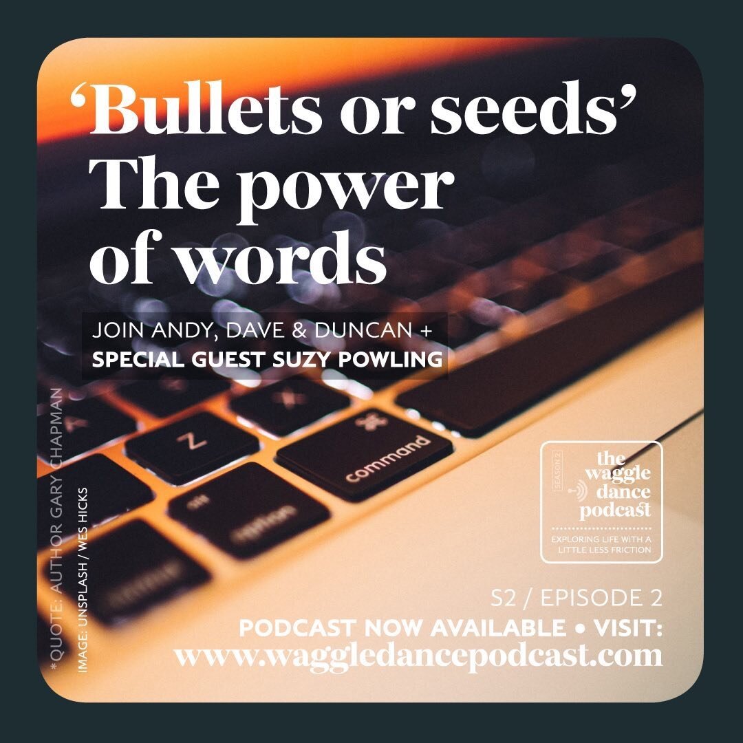 The Power of the Written Word. New Waggle Dance Podcast, Episode 2. Special guest Suzy Powling &bull; Link in Biography with @duncanbanks @davecourteen www.waggledancepodcast.com