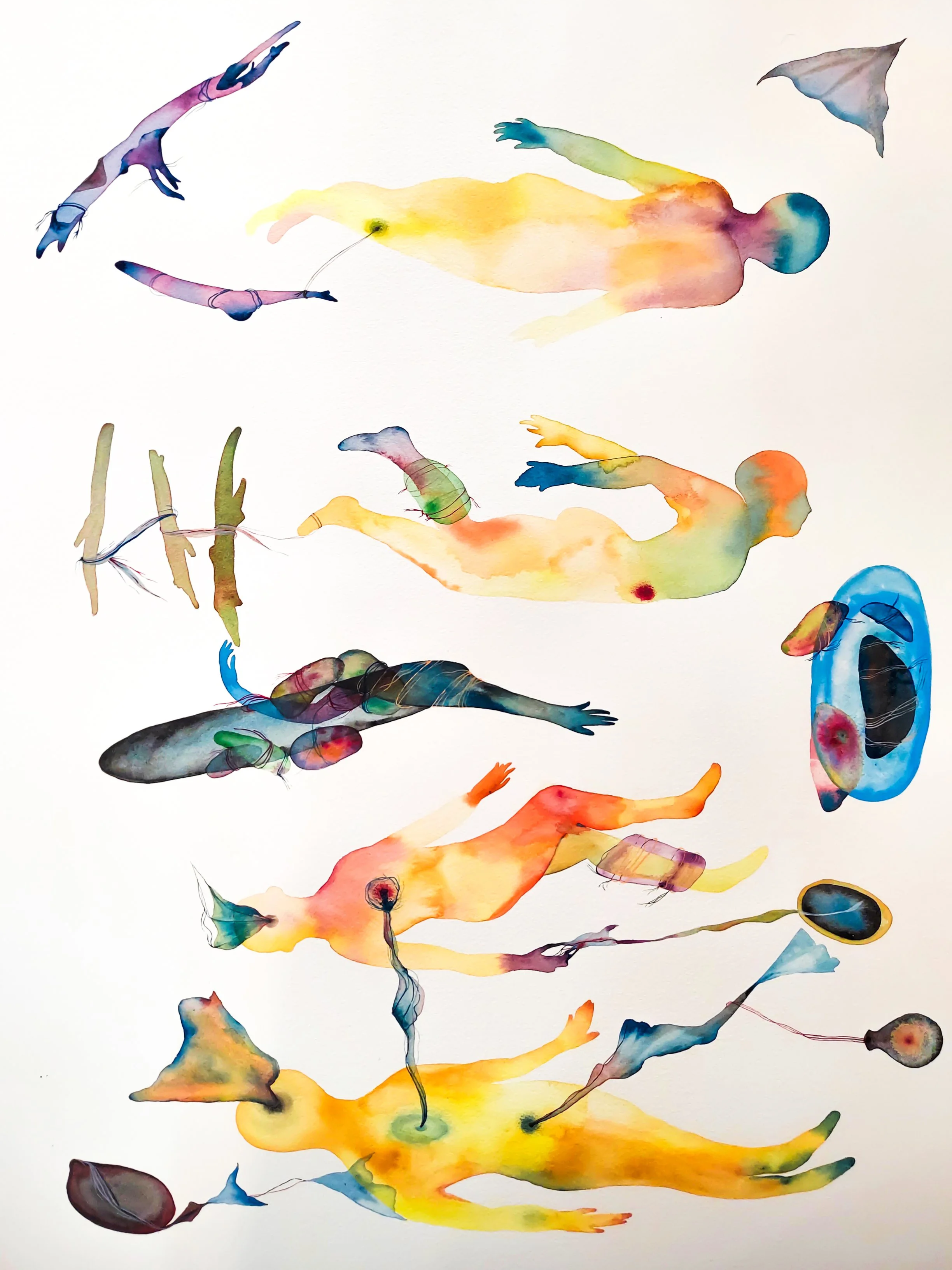 The Essence of a Journey, 24''x18'', watercolour on watercolour paper *SOLD*
