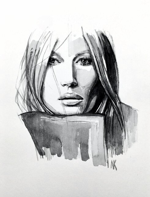 Giselle | aquarelle | 2018 | 29.7 x 21 cm