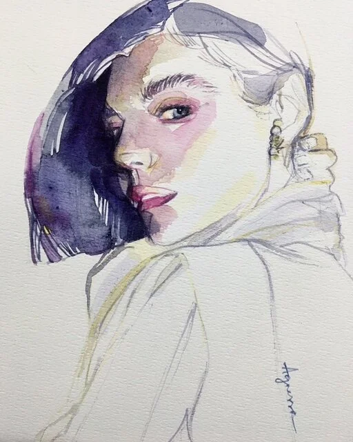 Glow | aquarelle | 2021 | 29.7 x 21 cm