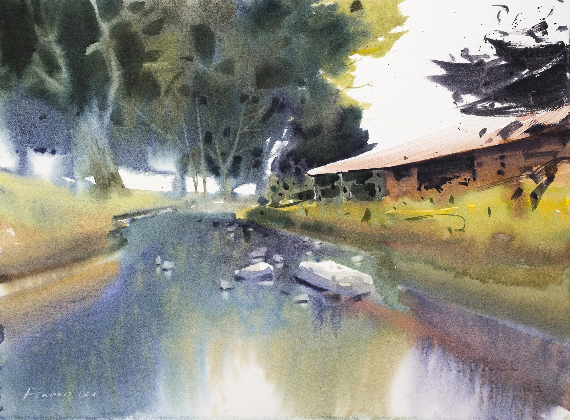 River N31 | watercolour, 28 x 38cm, 2026