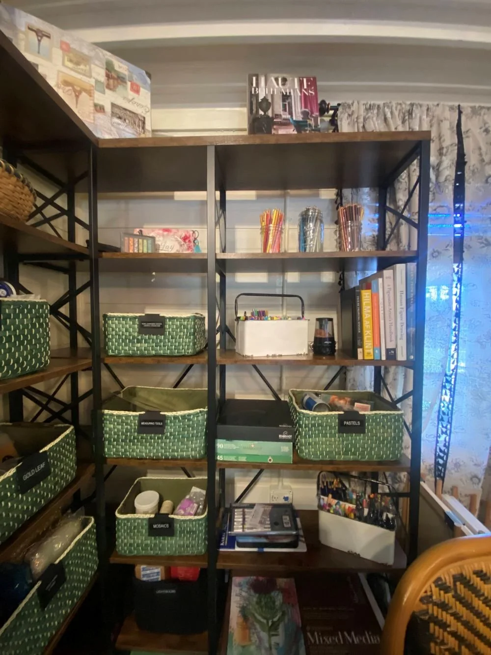 Attached garage turned in to Art Room and Airbnb Asheville NC