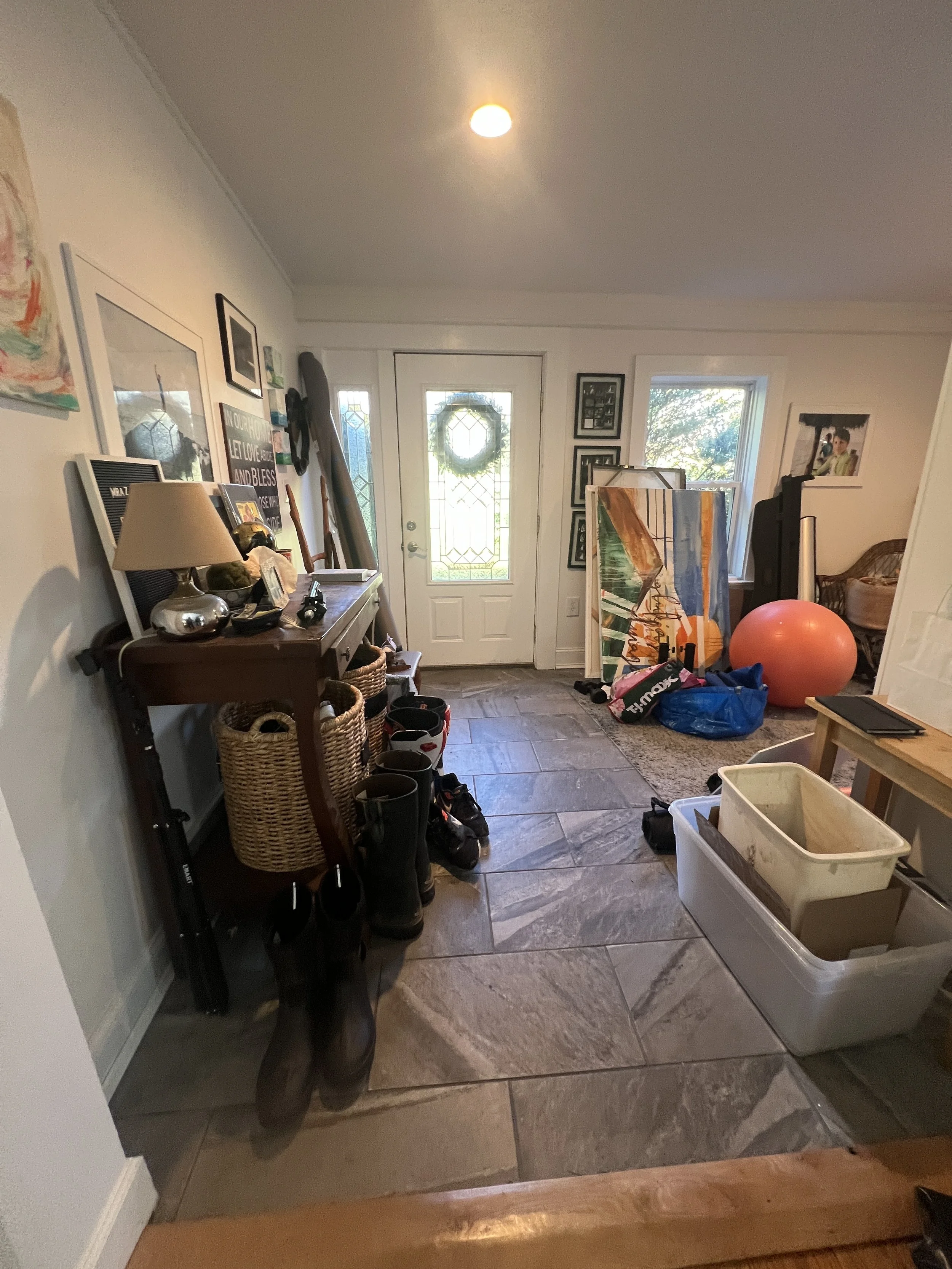 Entryway before Organization with GMS
