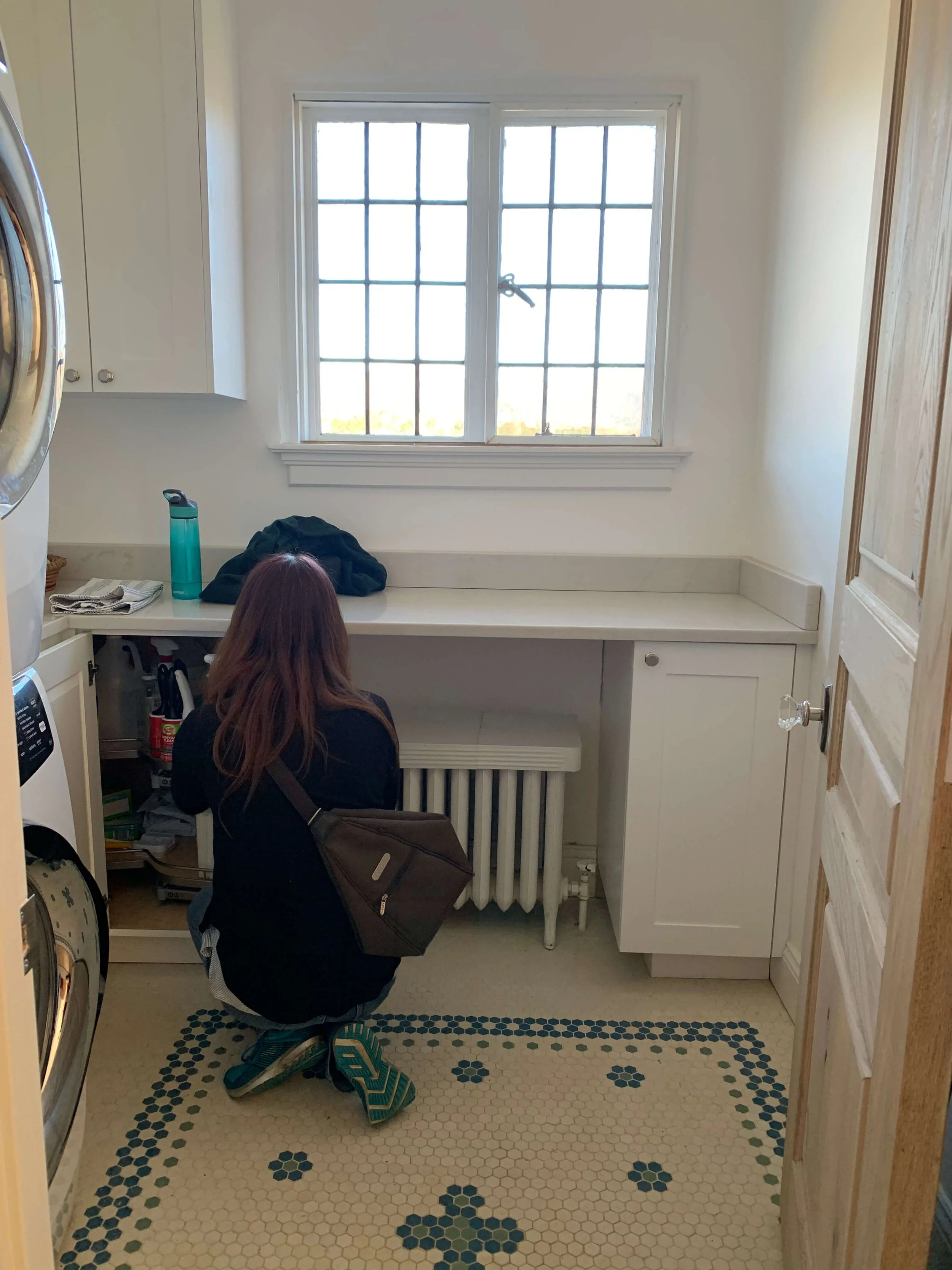 Helping a parent downsize and reorganize their home after a major life transition in Asheville NC