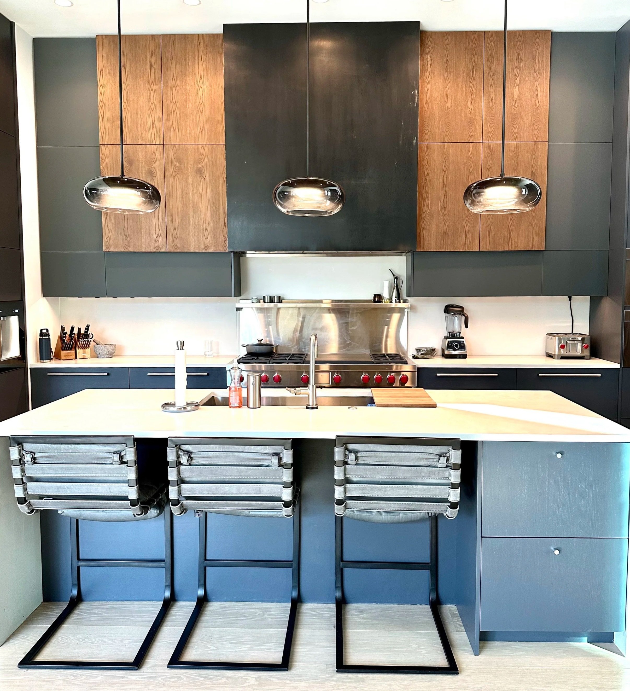 Organized kitchen after transformation in Biltmore Forest with streamlined systems and clear countertops