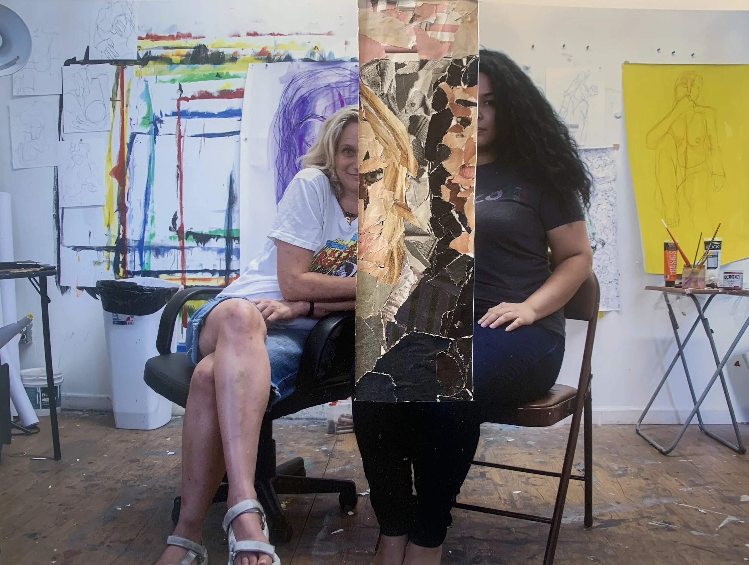 Transfiguration, 9" x 12", Photo Montage on Paper