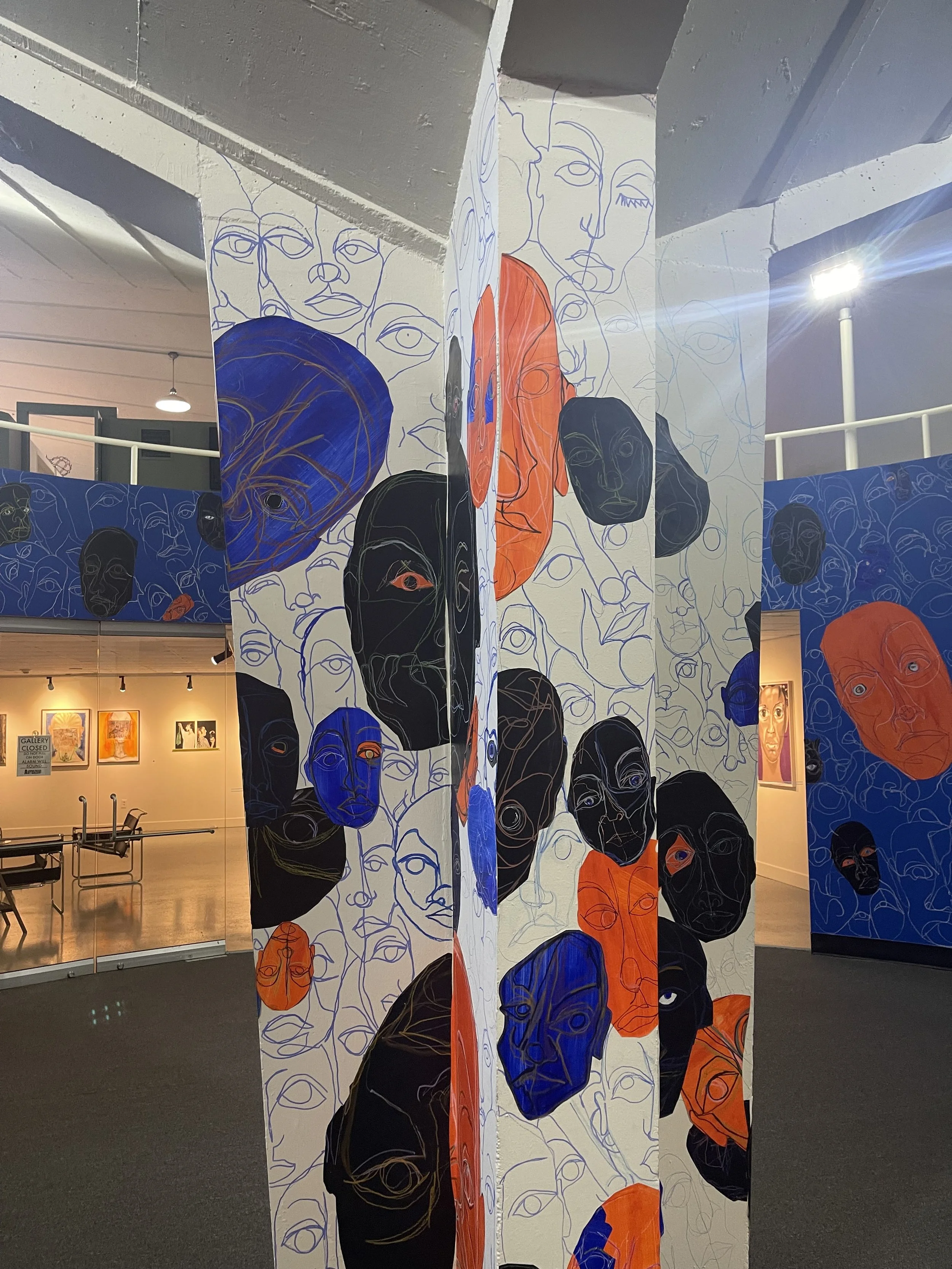 The Eyes Have It, Site specific installation at Lehman College Art Gallery, 2021 Photo Credit: Lizzy Alejandro