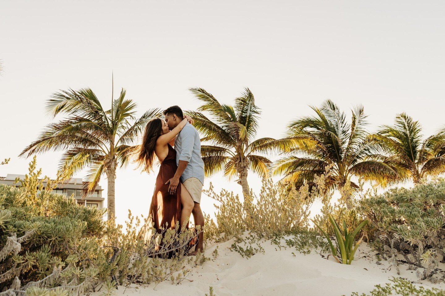 I was traveling to Cancun to cover a 40th birthday party and was asked to do an engagement session for the birthday boy's brother. 
The most beautiful part of the trip was that walking around Cancun brought back thousands of memories of the 5 years I