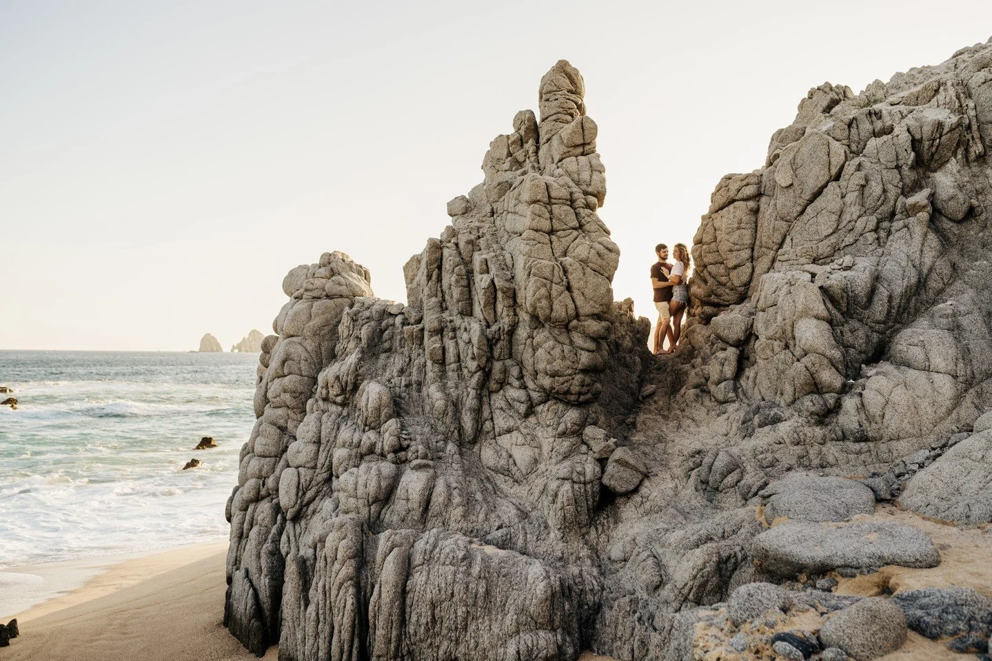 What wouldn&rsquo;t we do for love? Caitlin wanted me to capture the love and adventurous spirit she shares with her husband, so we headed to the beach at Monumentos. Just leaving the hotel was an adventure for them&mdash;they&rsquo;re newlyweds and 