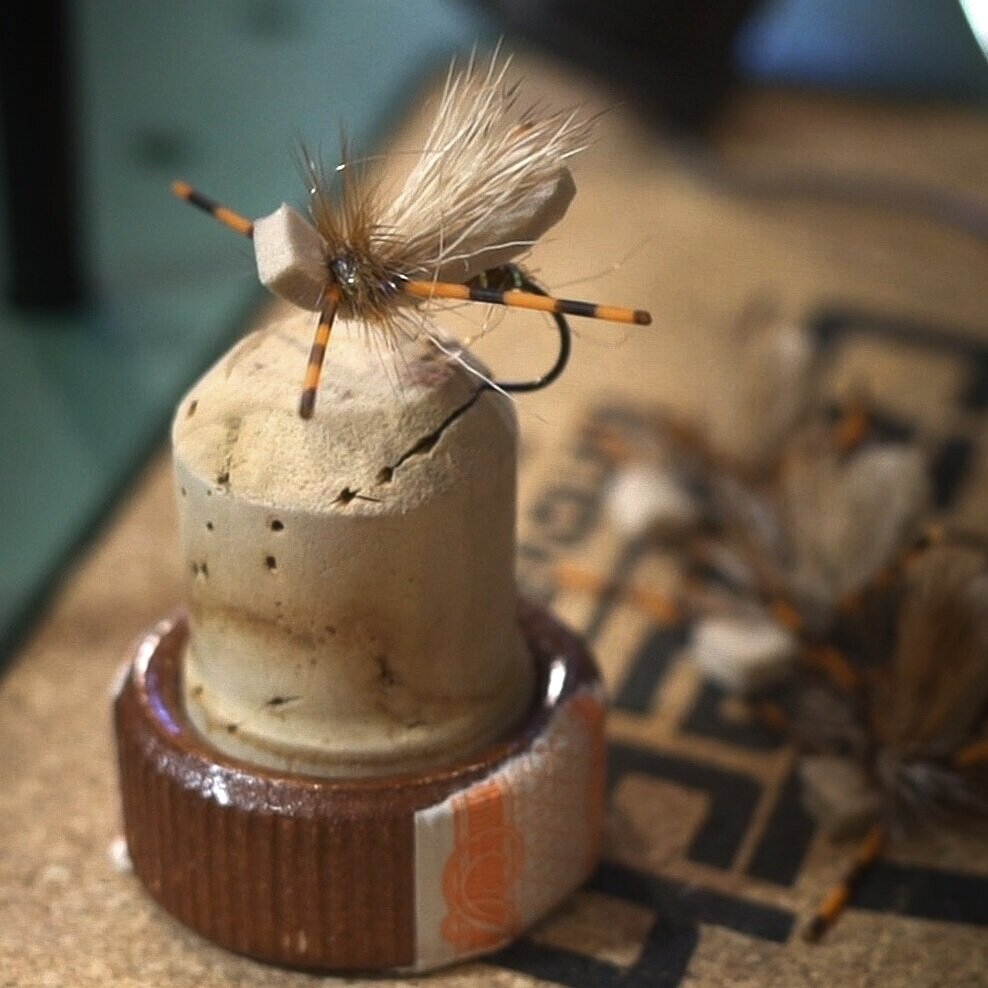 Nate Hensley - Sober October Caddis - FUR AND FEATHER MATINEE - Southern Culture On the Fly - Issue no.33