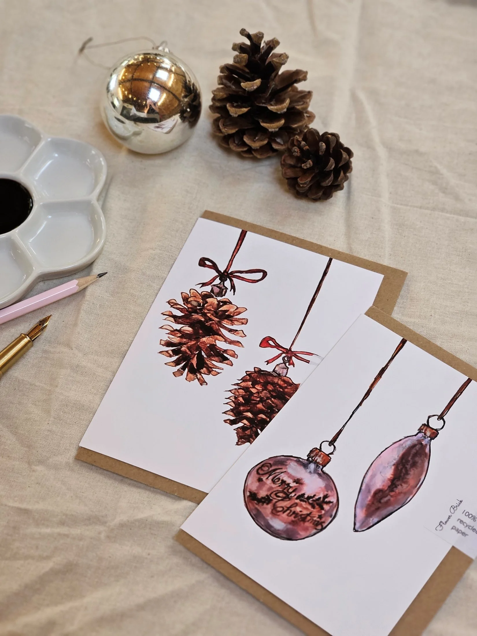 Draw &amp; Paint: Christmas Cards