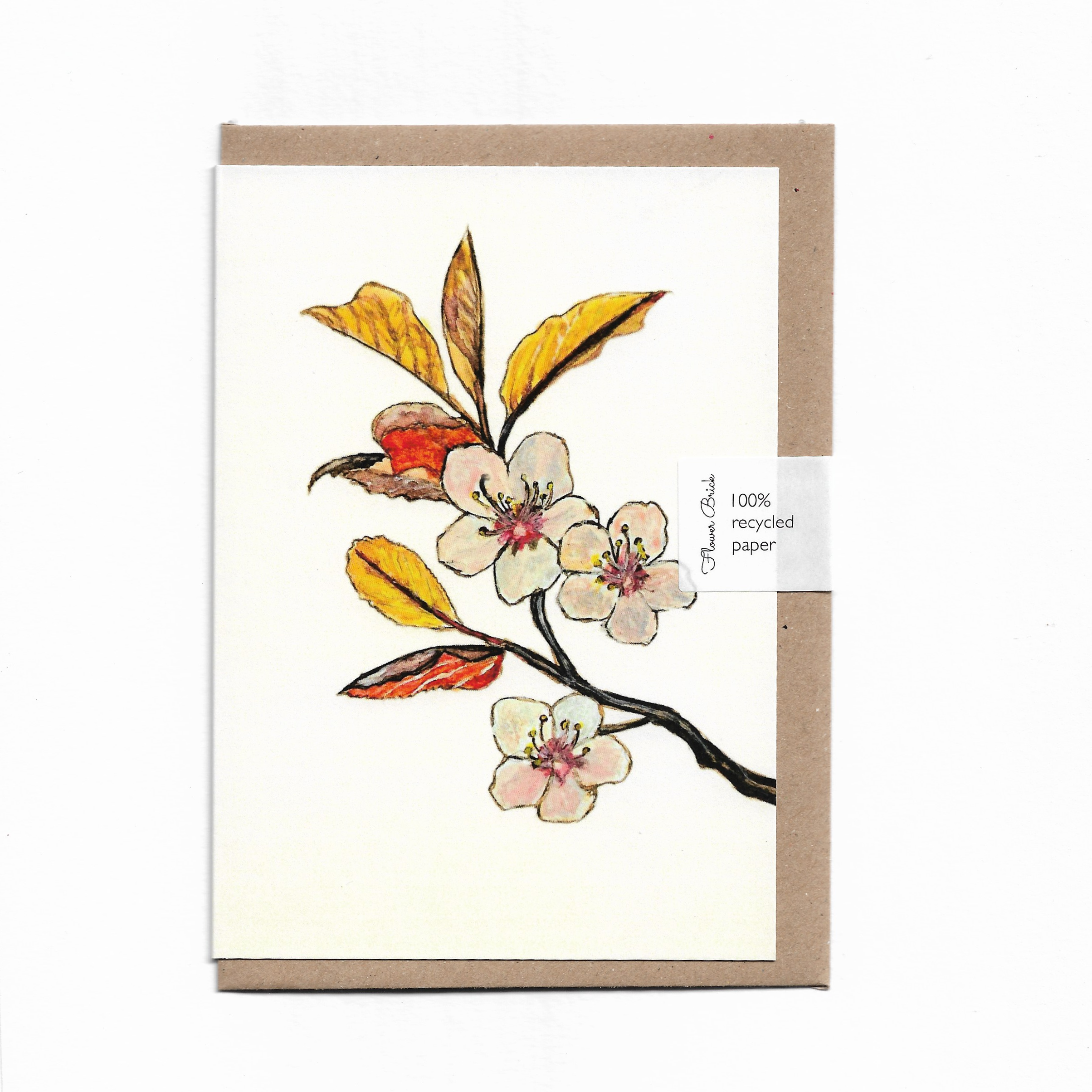 A6 100% Recycled "Blossom" Greeting Card