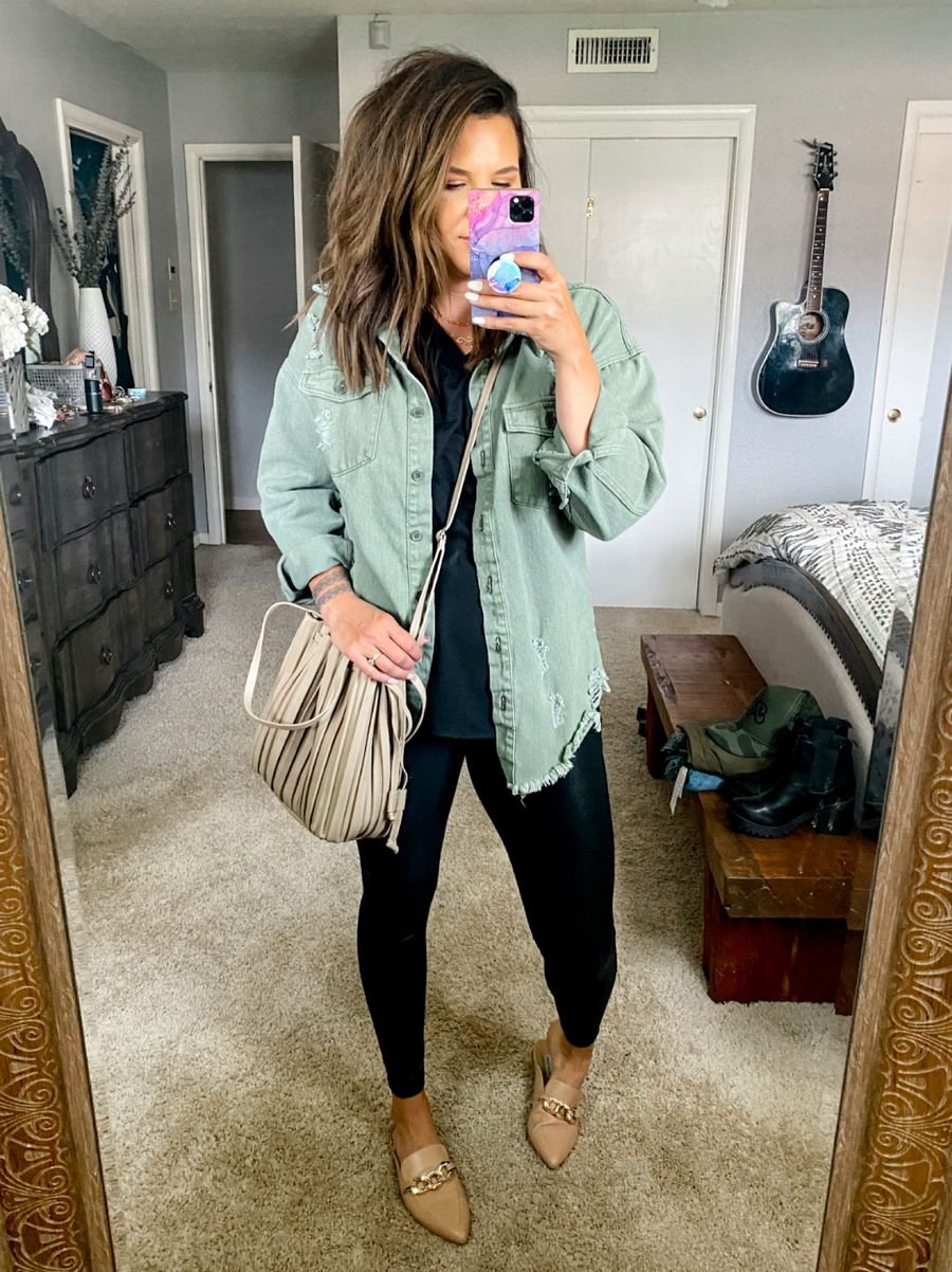 Leggings Outfit Ideas for Fall — Better with Chardonnay