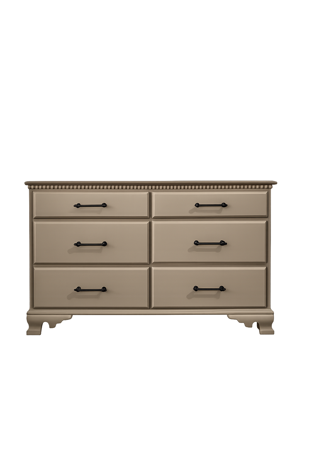 Cocoon furniture paint by Mélange Paints shown on a refined painted furniture with soft neutral character.