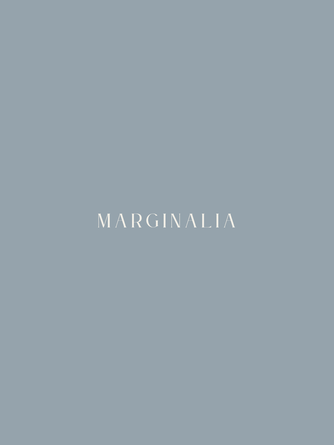 Marginalia by Melange Paints- a limited edition dusted gray blue