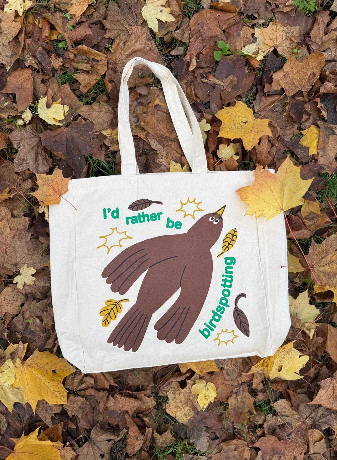 Birdspotting heavy tote
