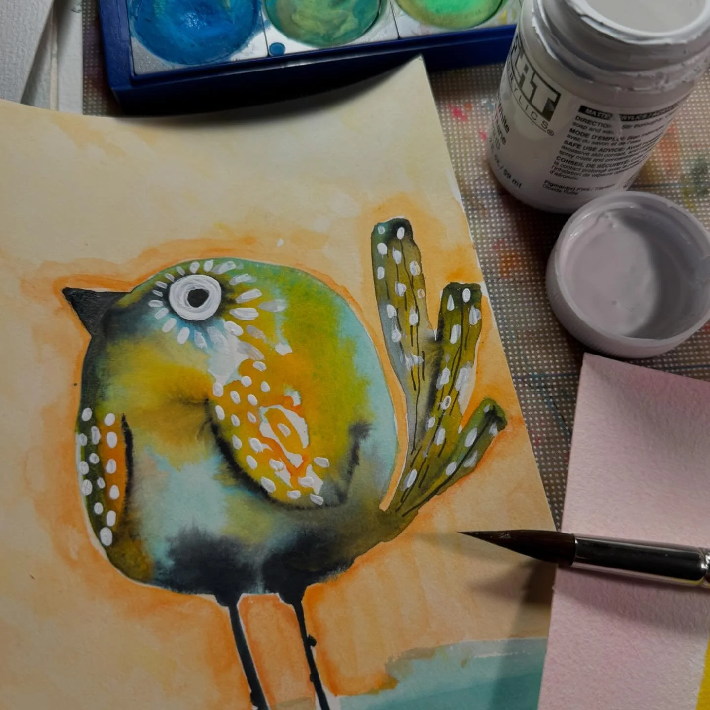 Working towards something. Sometimes I just have to feel my way through it. Is is it a creative block or is it my body/mind telling me to listen differently?  Multimedia studio time this evening. I also am bringing kind to myself and am reminded that