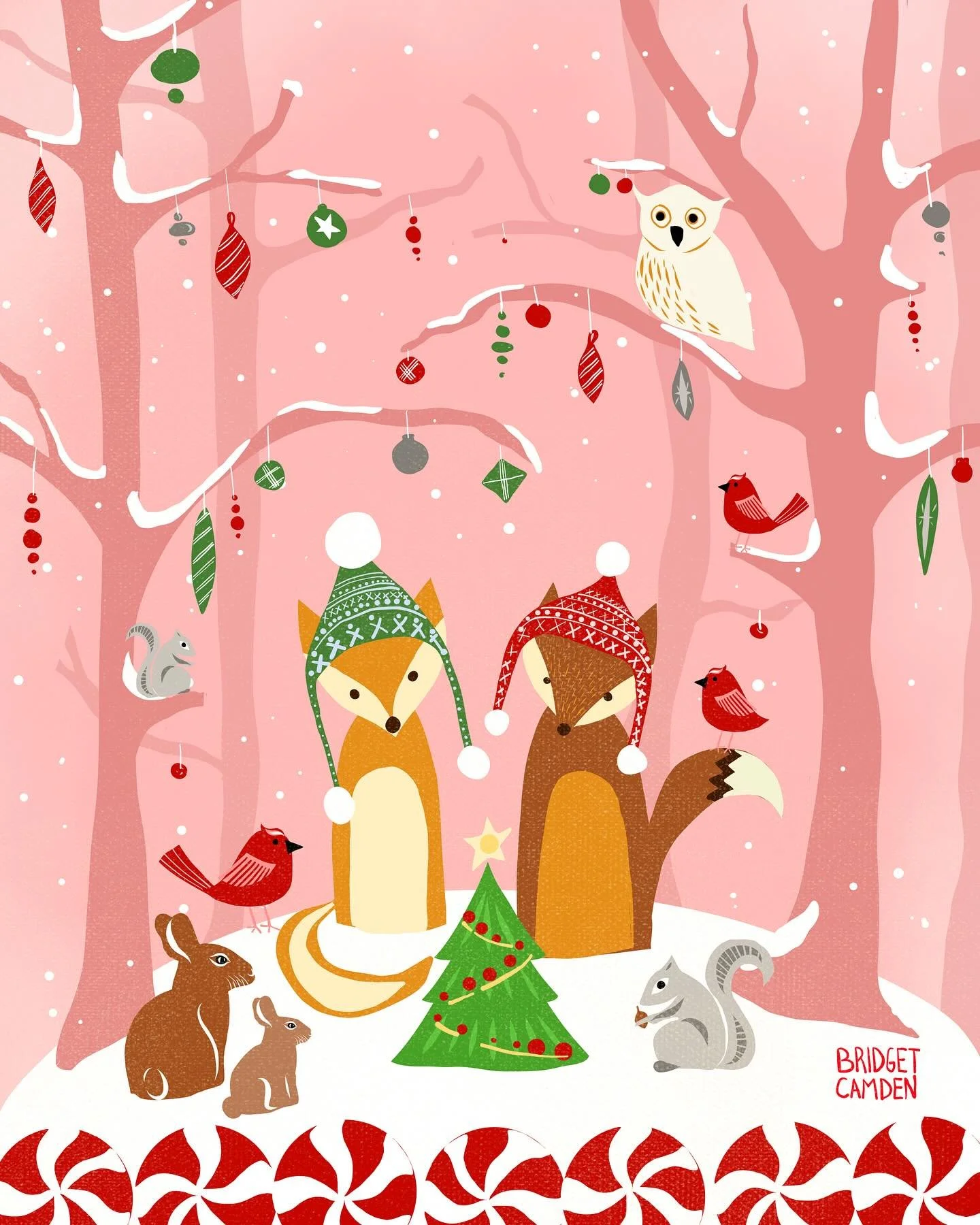 Heart of The Forest prompt no. 2 with #jehanestwelvedays #jehanestwelvedays2024 what a way to start getting into the season. Sprinkling in these cold temps and I&rsquo;m really there in the magical joy of the season. Sending out lots of cheer. 
And m