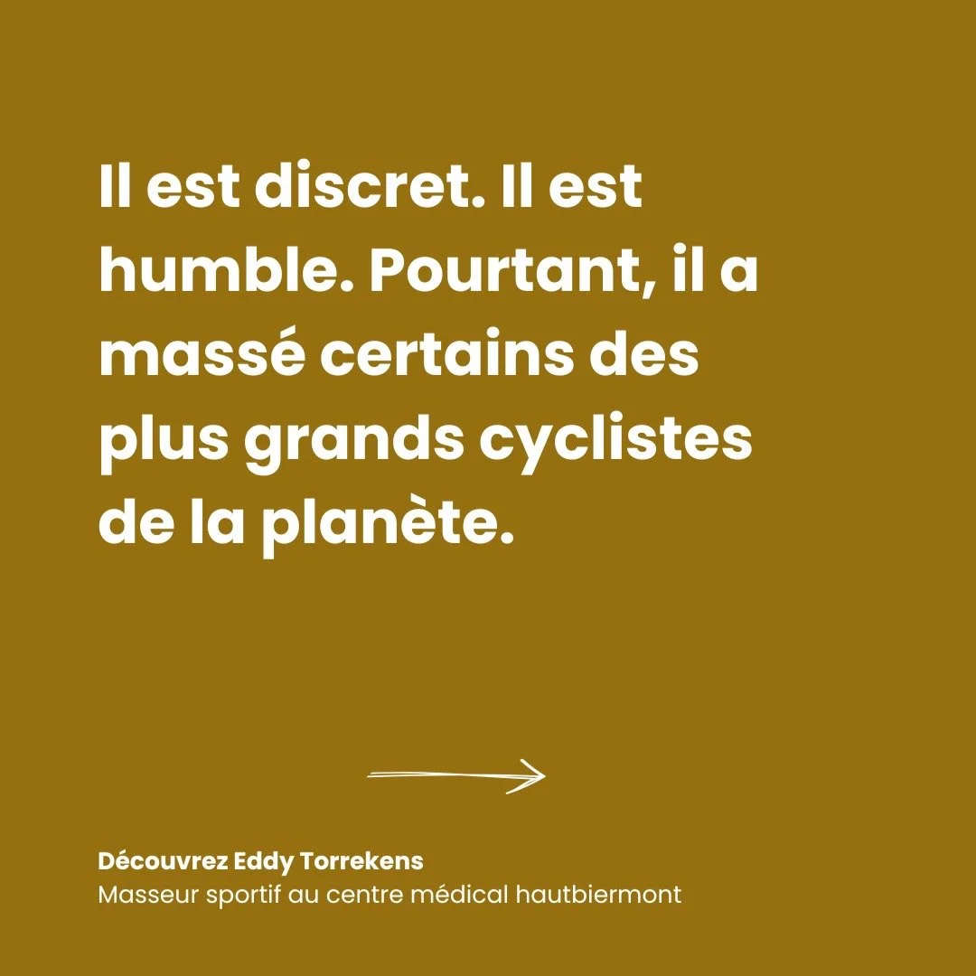 Et si vous profitiez de l'exp&eacute;rience d'un masseur qui a travaill&eacute; sur le Tour de France et accompagn&eacute; certains des plus grands champions du cyclisme mondial ?

Au cours de ses 20 ann&eacute;es au sein d'&eacute;quipes professionn