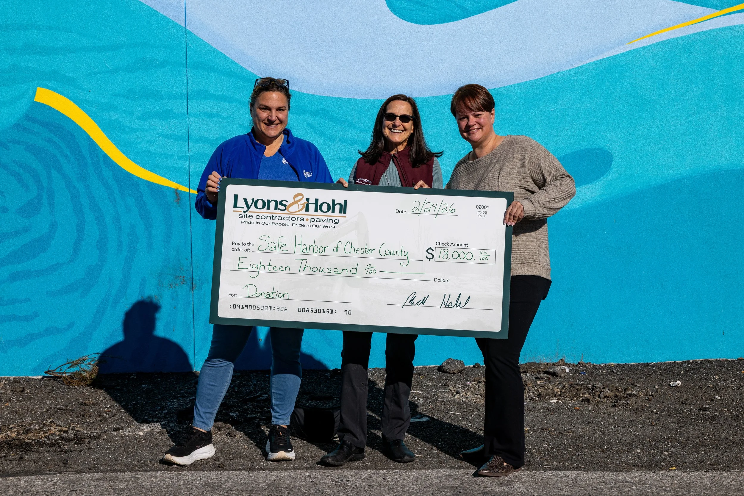 The Work Safe Harbor of Chester County Does Every Day.