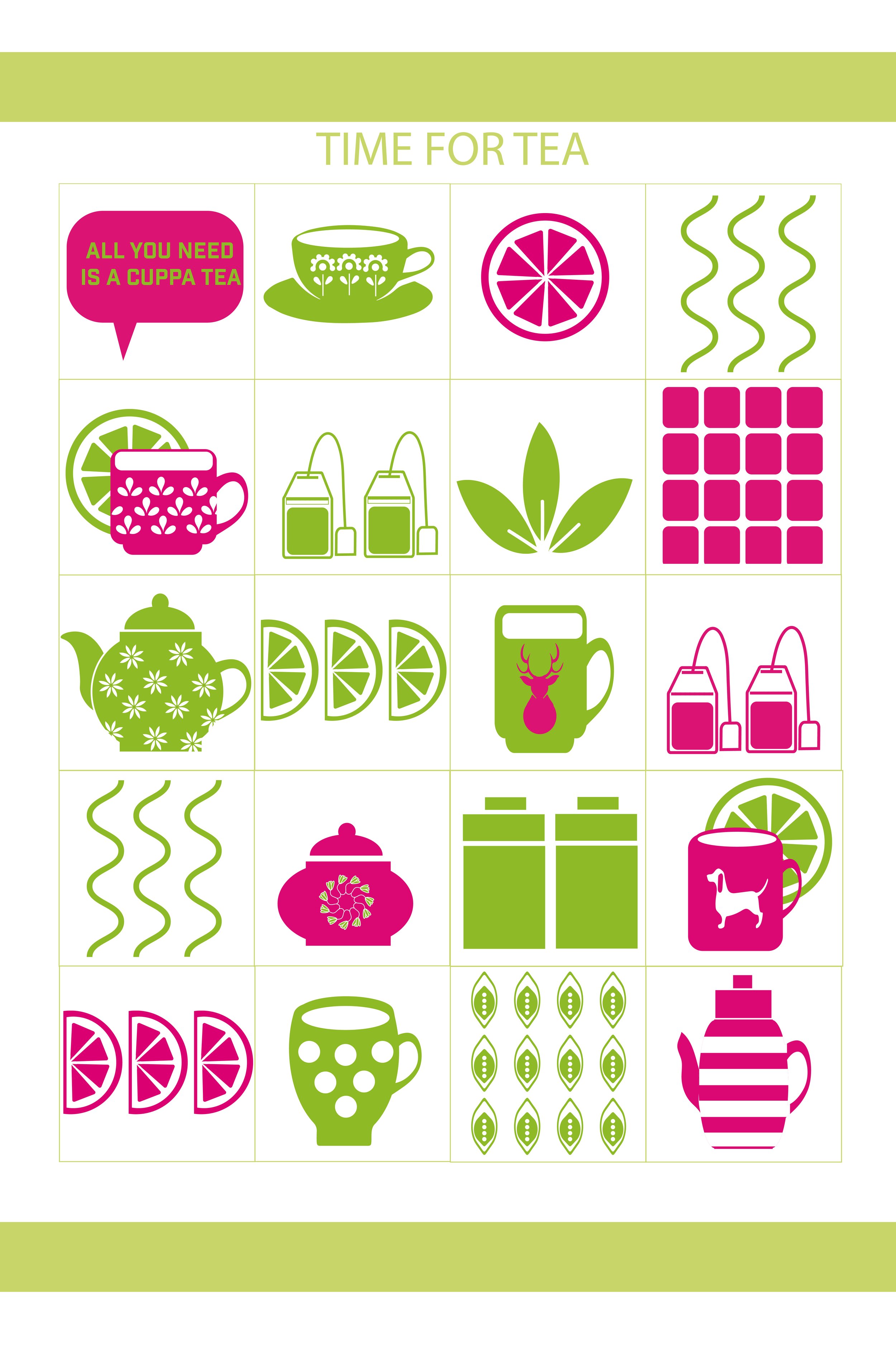 Time for Tea - Tea Towel