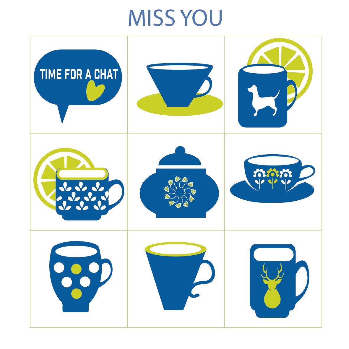 Miss you - Card