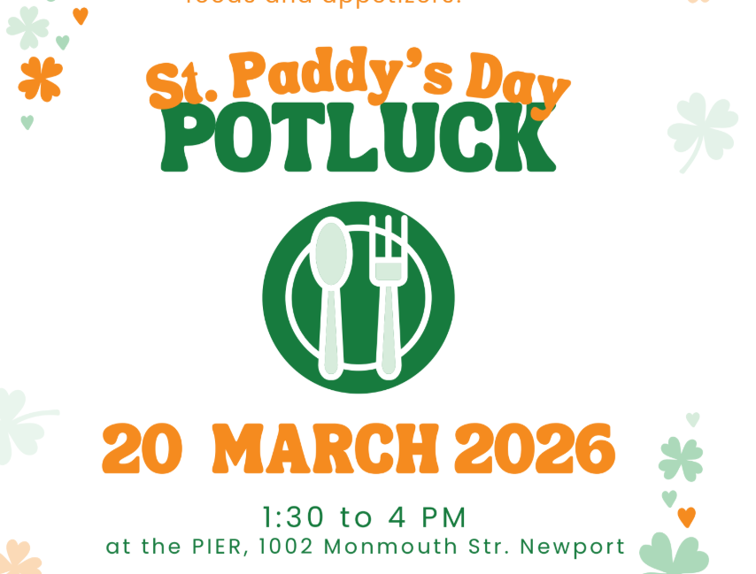 St Paddy's Day Potluck at PIER