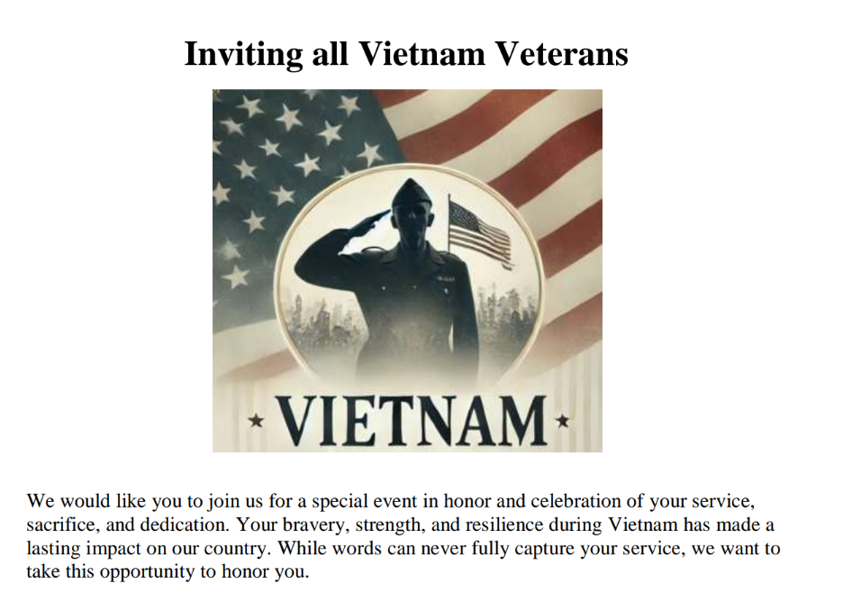 Honoring Vietnam Veterans