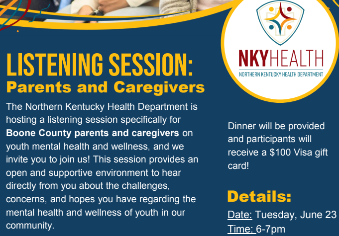 Listening Session for Boone County Parents & Caregivers