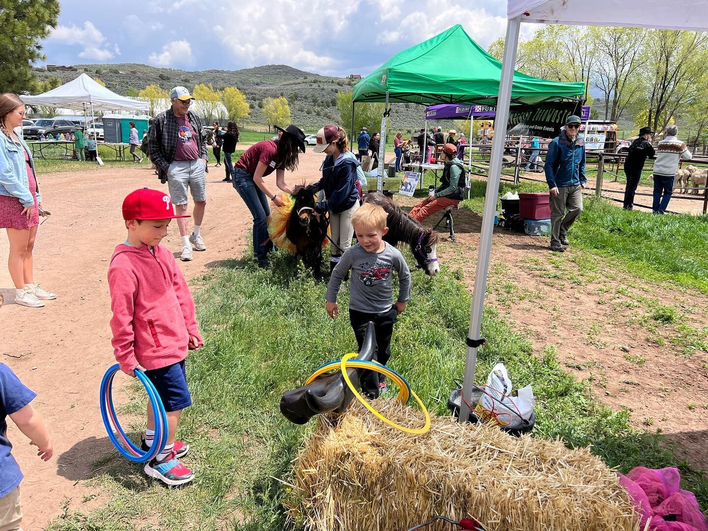 So honored to be part of @aspenvalleylandtrust SpringFest! Sharing values for love of the land and life with animals. Loved the pony club&rsquo;s quadrille demonstration, and of course the sheepdog demo and dog agility course. Thank you for including