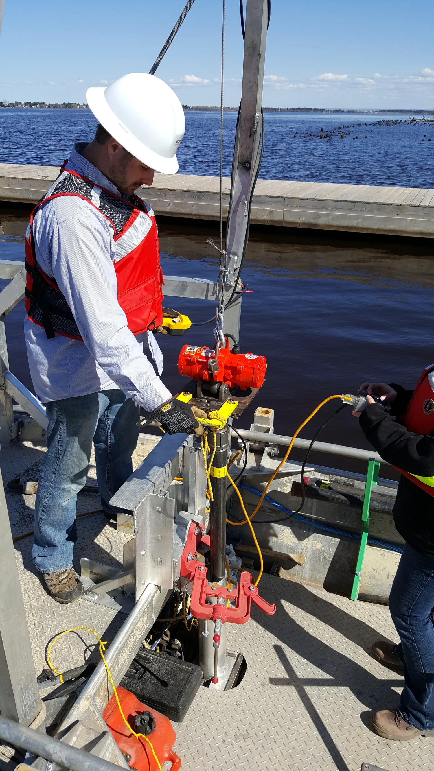 Vibracore Sediment Sampling — AMI Consulting Engineers