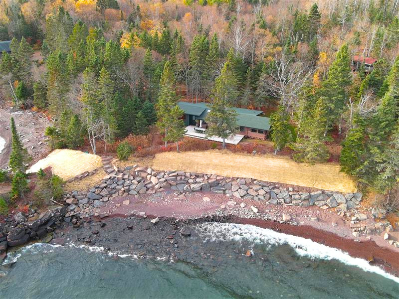 <span>Grand Marais Private Shoreline Protection on Lake Superior<span>