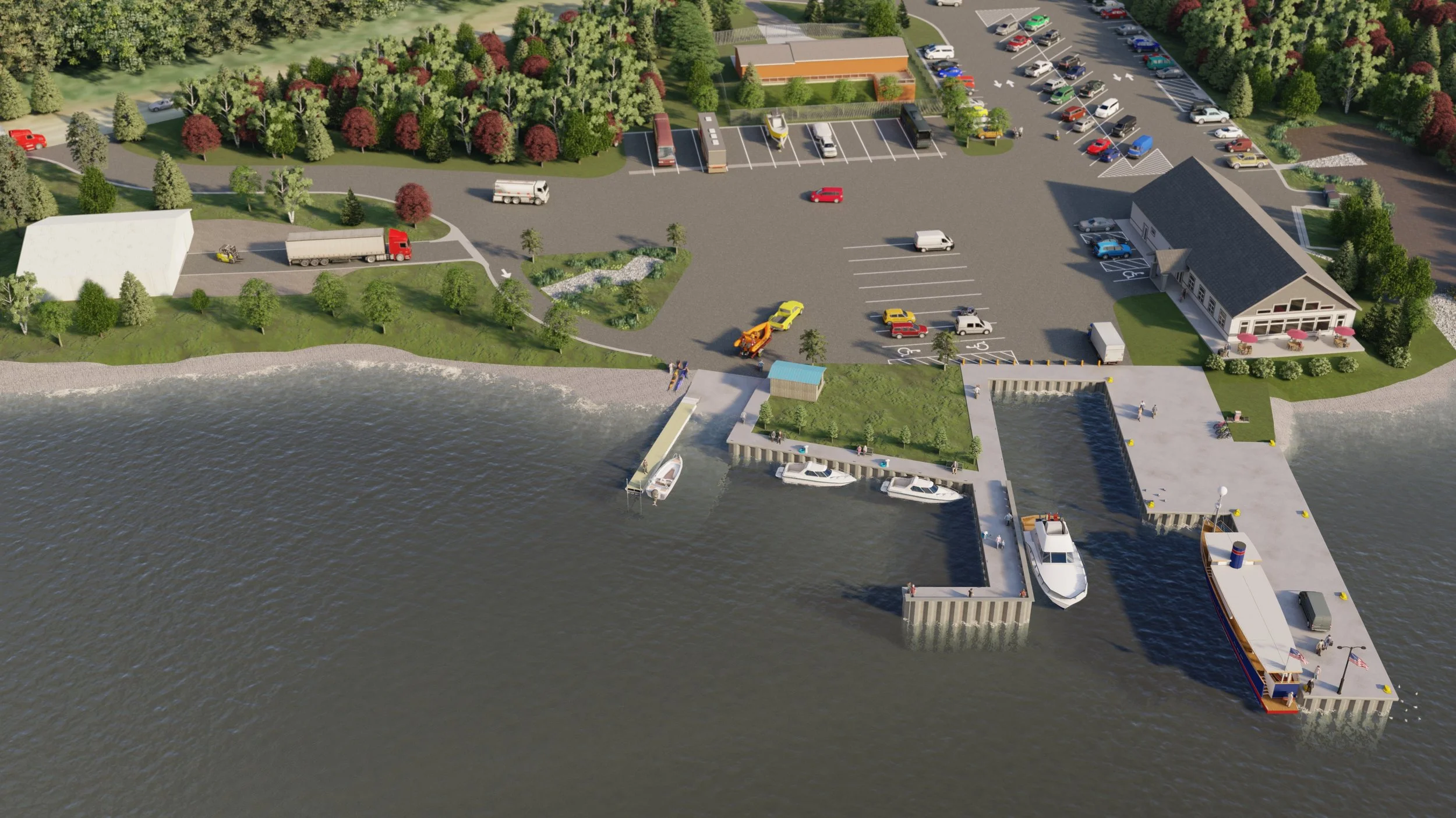 Rendering of Hat Point Terminal