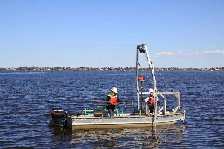Vibracore Sediment Sampling — AMI Consulting Engineers