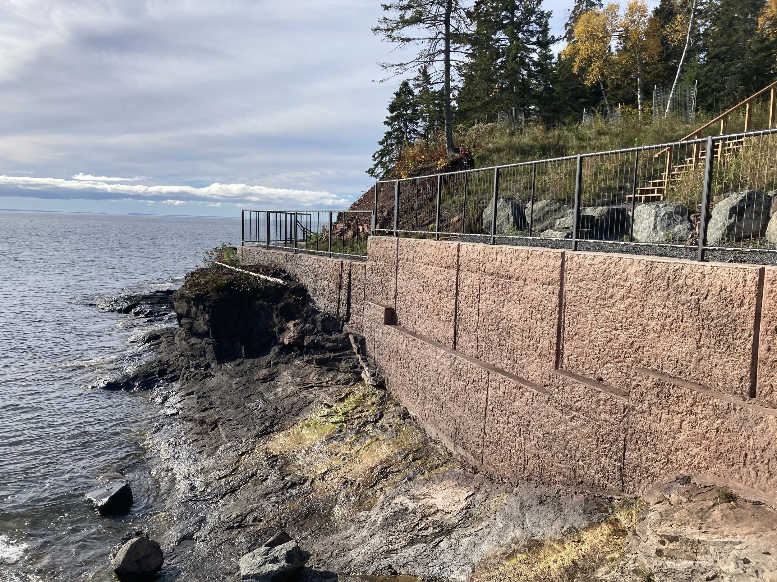 <span>Two Harbors Private Shoreline Protection on Lake Superior<span>