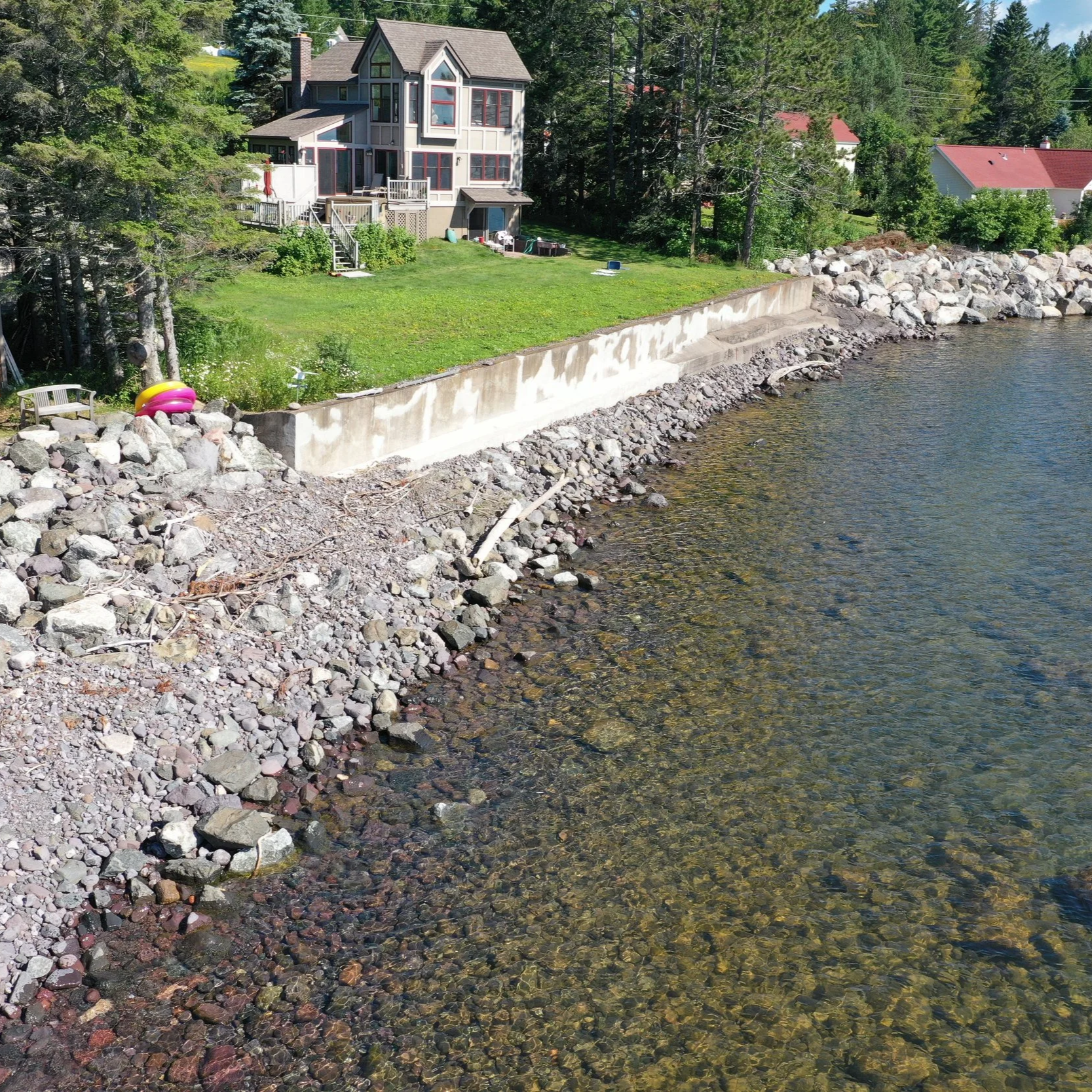 <span>Knife River Retaining Wall Repairs on Lake Superior<span>