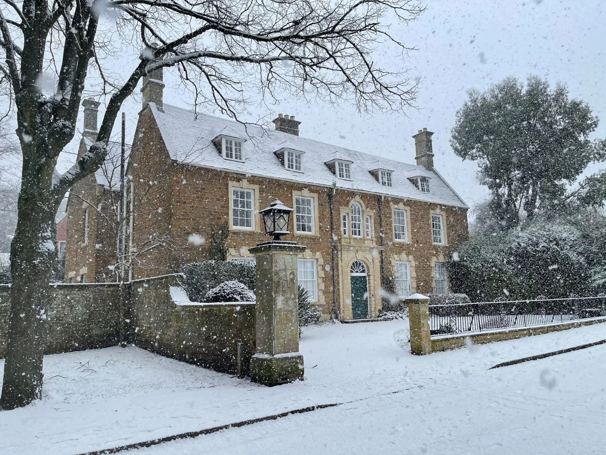 Manor House in winter