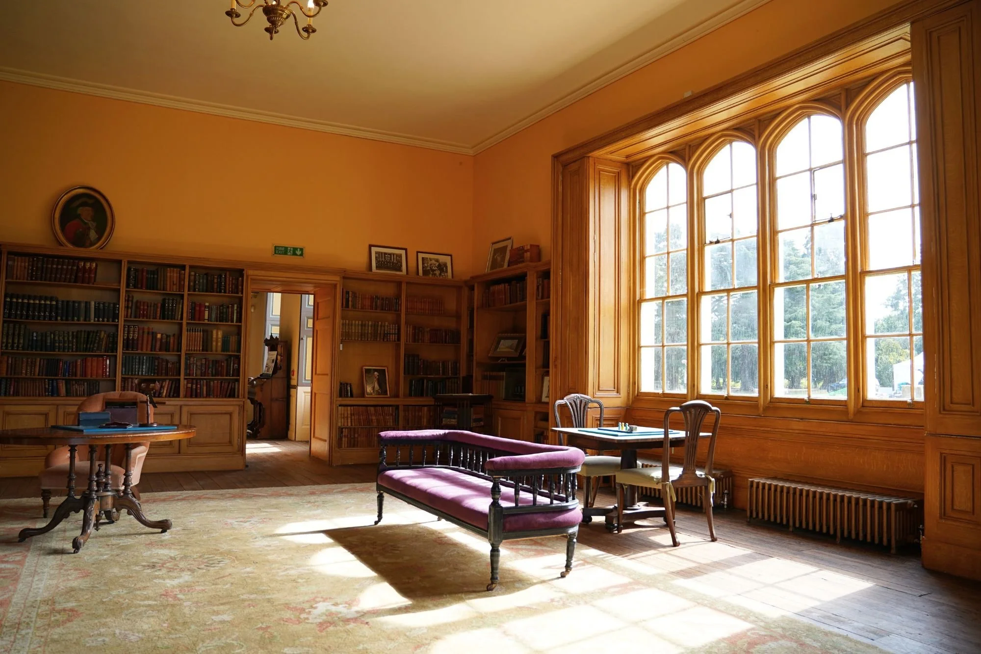 The library at Delapre