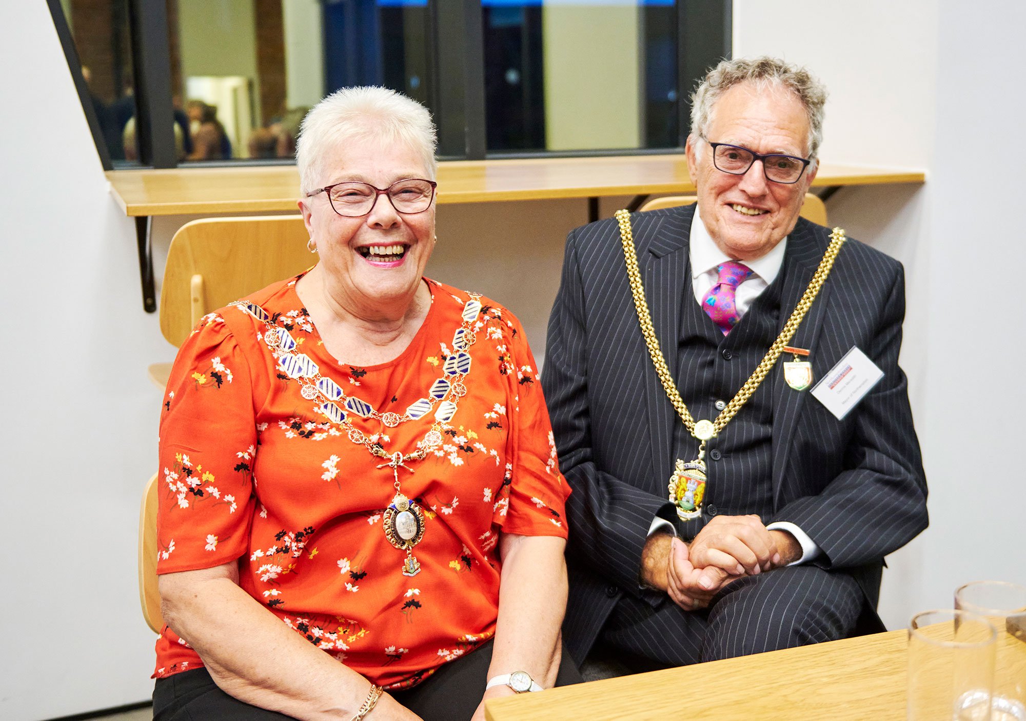 The Mayor and Mayoress of Northampton