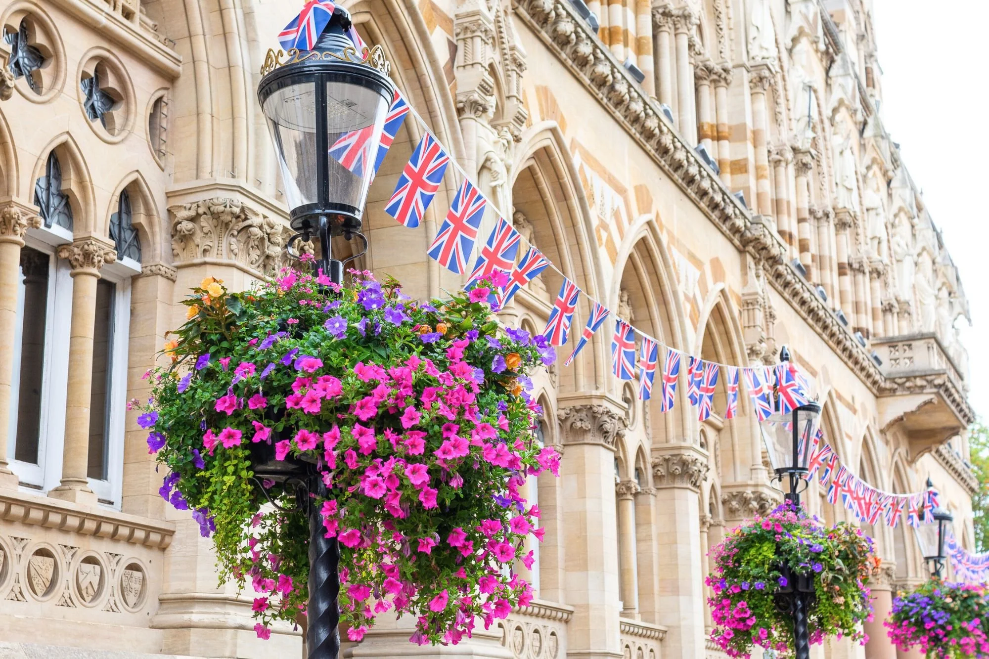 The Guildhall in bloom