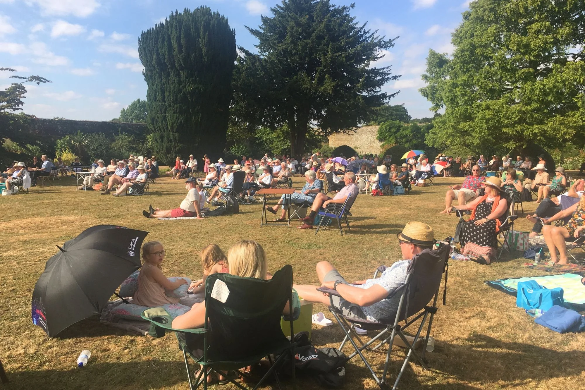 Summertime event in the garden